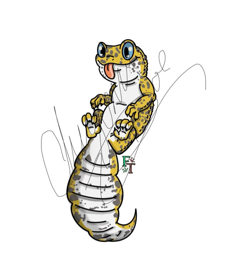 Leopard Gecko Charm