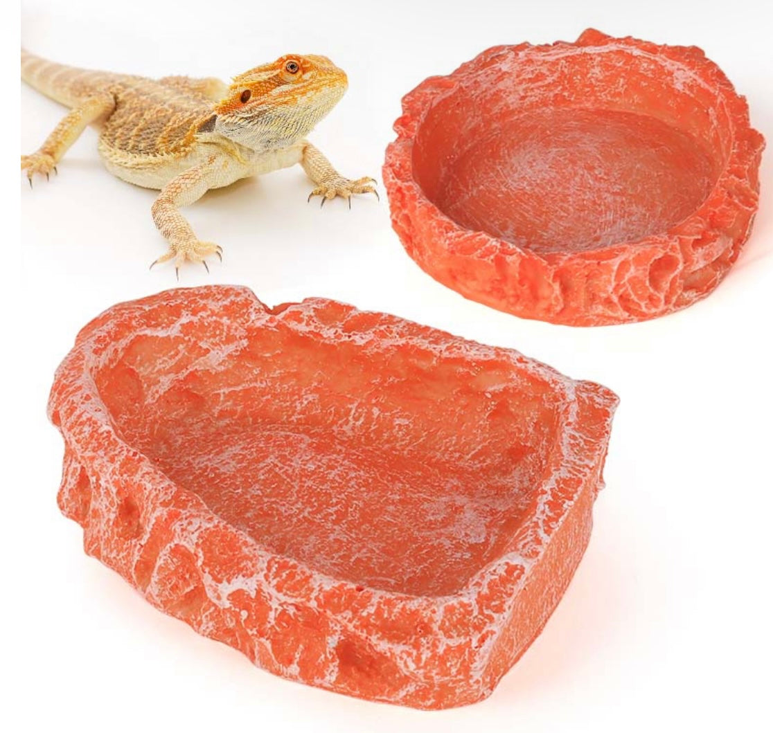 Hygger Zoo Reptile Water and Food Bowls
