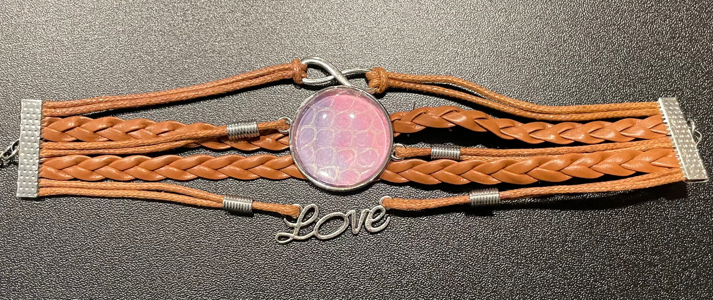 Brazilian Rainbow Boa Scale Jewelry