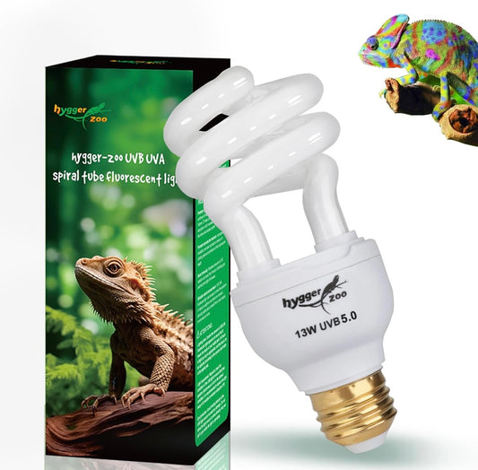 Hygger Zoo Zoo 5.0 UVA/UVB Reptile Light Bulb