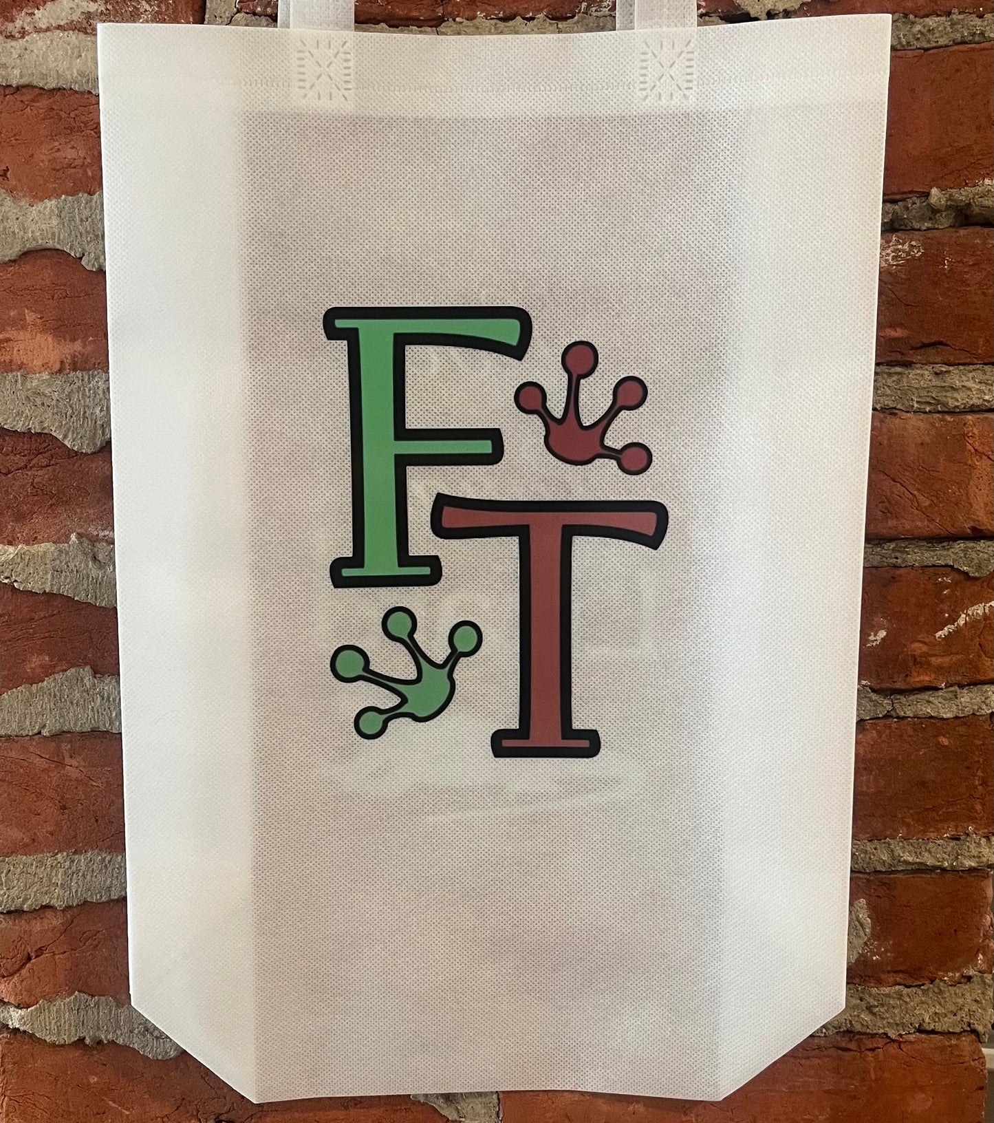FrogTown “Live, Laugh, Lizard” Shopping Tote Bag