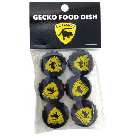 Lugarti Gecko Food Dish- 6 Pack