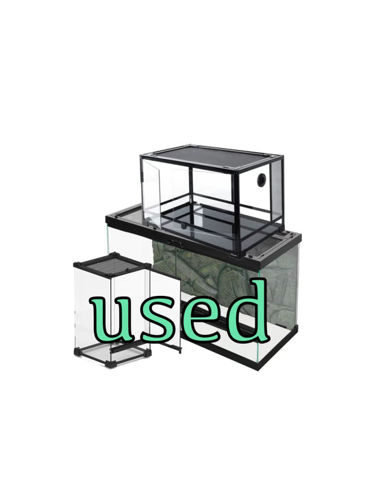 Used Front Opening Terrariums