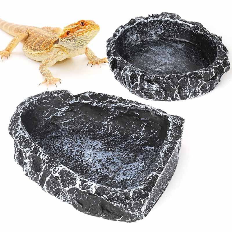 Hygger Zoo Reptile Water and Food Bowls