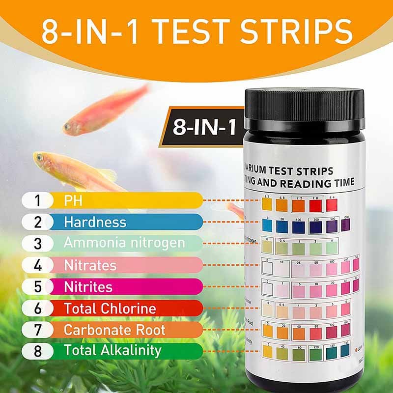 Hygger 8-in-1 Water Test Strips