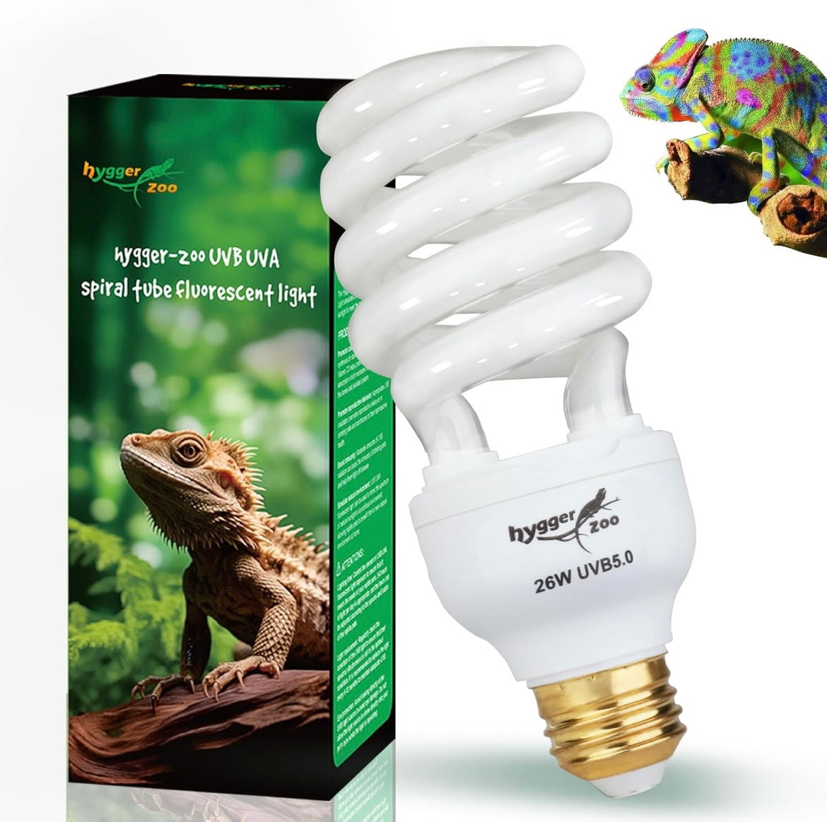 Hygger Zoo Zoo 5.0 UVA/UVB Reptile Light Bulb