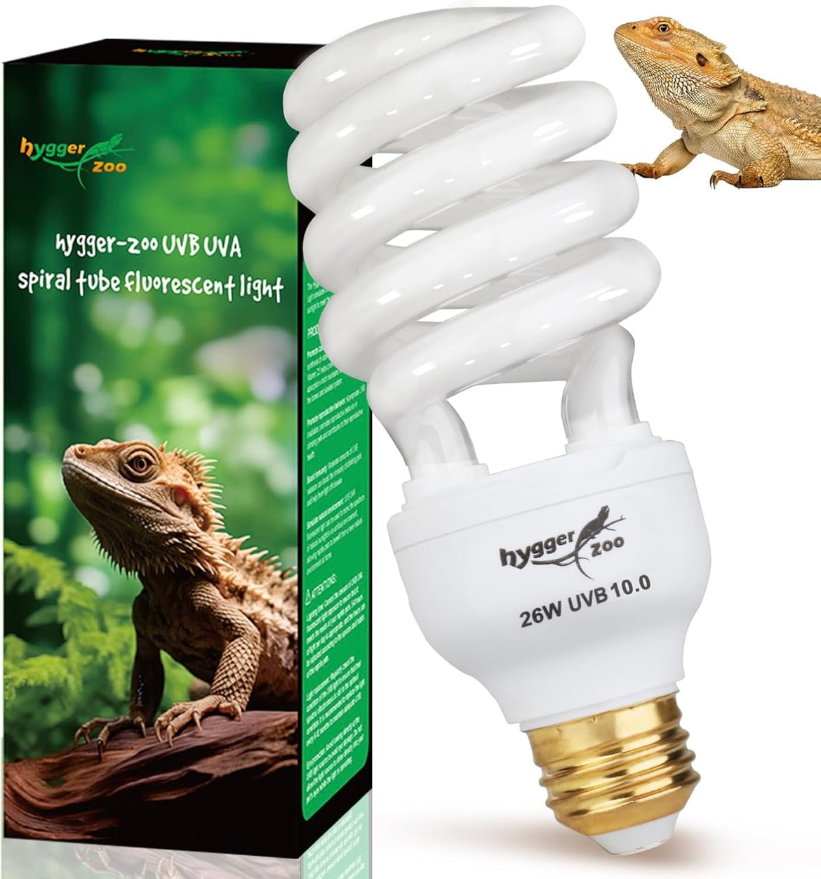 Hygger Zoo Zoo 10.0 UVA/UVB Reptile Light Bulb