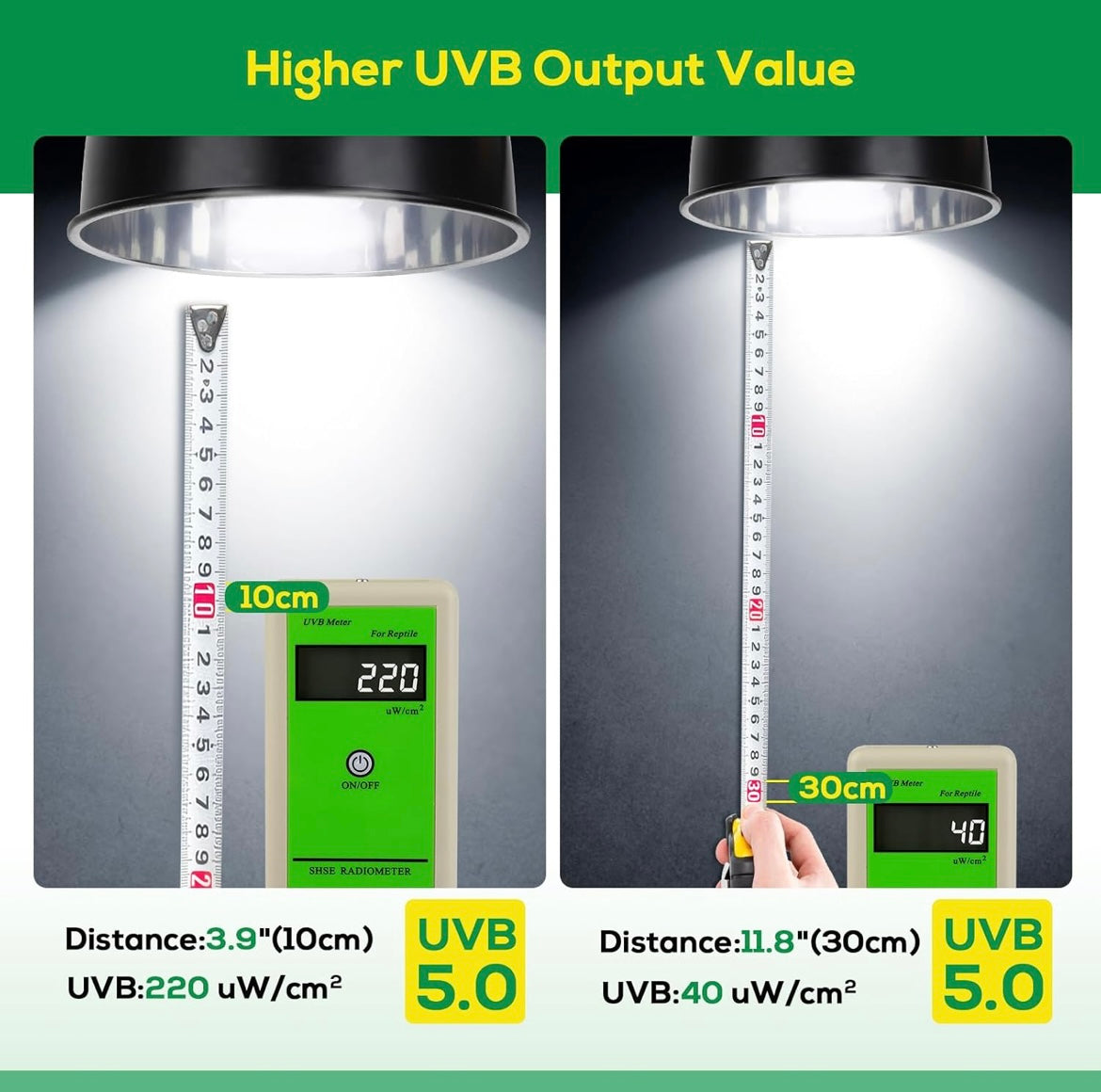 Hygger Zoo Zoo 5.0 UVA/UVB Reptile Light Bulb