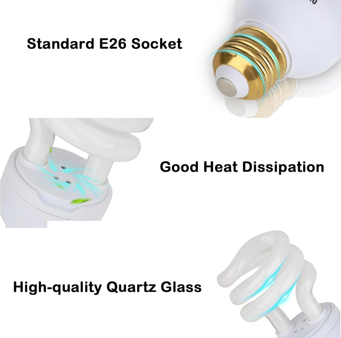 Hygger Zoo Zoo 10.0 UVA/UVB Reptile Light Bulb