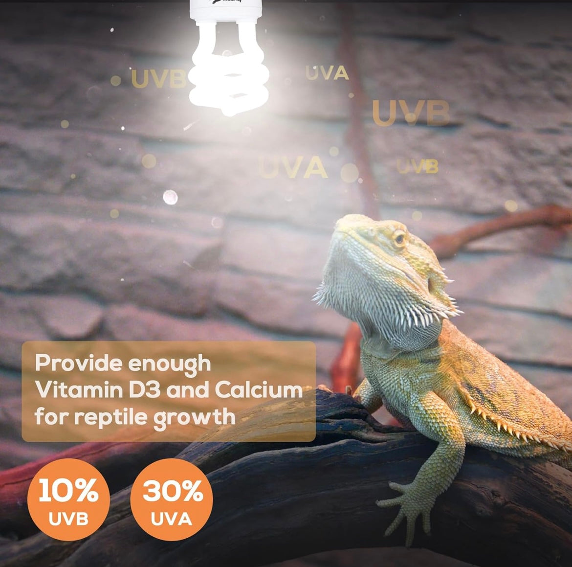 Hygger Zoo Zoo 10.0 UVA/UVB Reptile Light Bulb