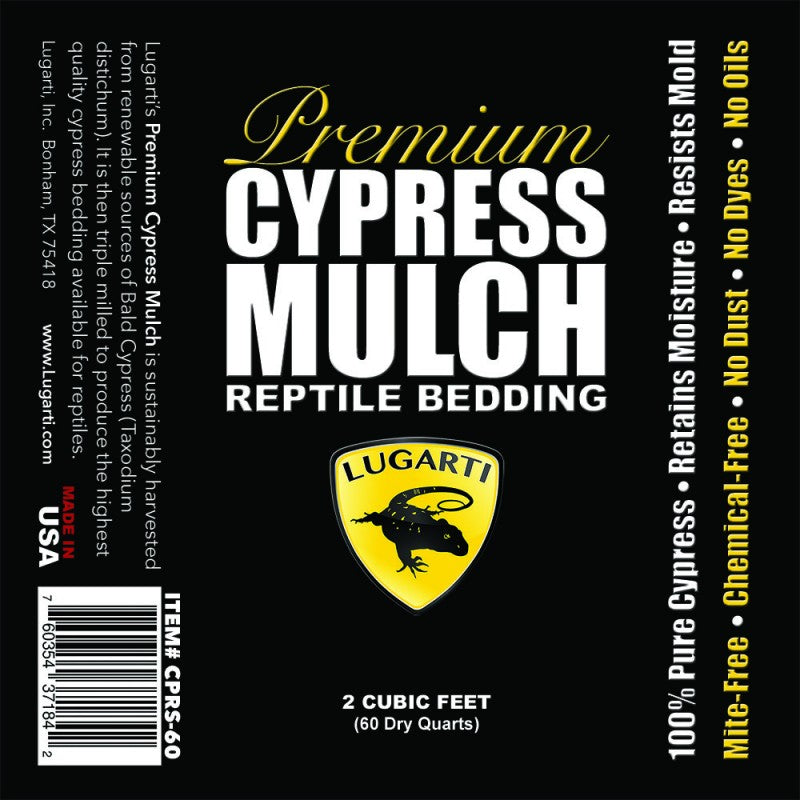 Lugarti Premium Cypress Mulch Reptile Bedding