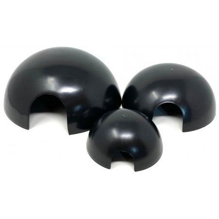 Lugarti Reptile Round Hide - Black