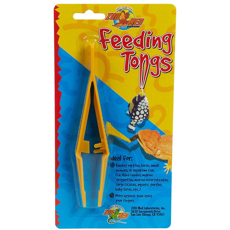 Zoo Med Plastic Feeding Tongs - 6”