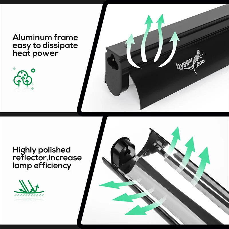 Hygger Zoo T5 HO UVB Lighting Combo Kit