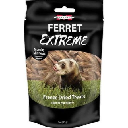 Marshall Ferret Extreme Munchy Minnows Freeze Dried Ferret Treat