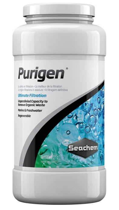 Seachem Purigen Removes Organic Waste from Marine and Freshwater Aquariums