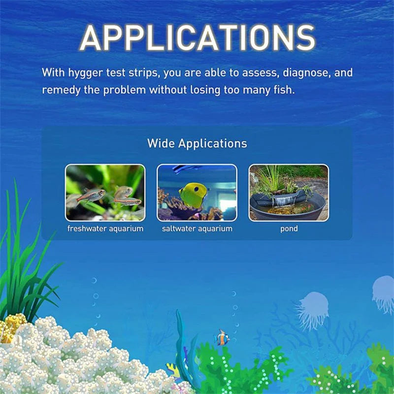 Hygger 8-in-1 Water Test Strips