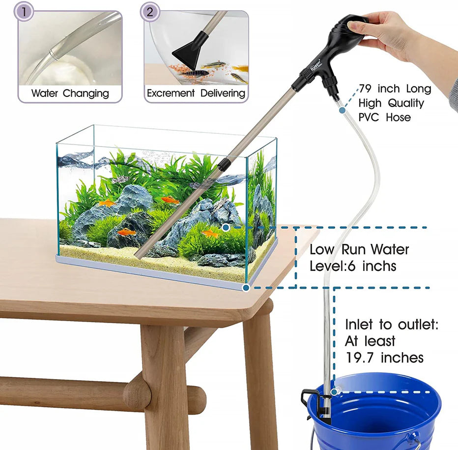 Hygger Aquarium Gravel Cleaner