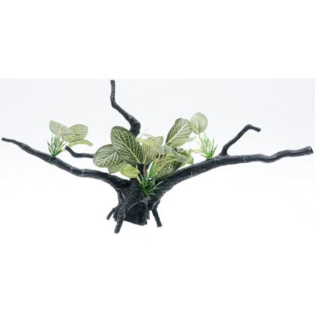 Penn Plax Driftwood Plant - Green - Wide