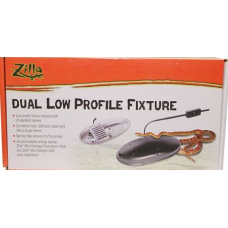 Low profile best sale reptile heat lamp