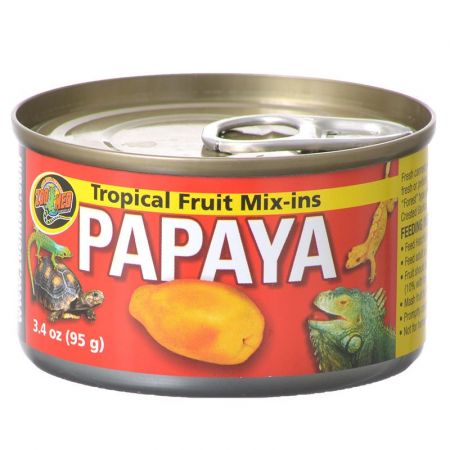 Zoo Med Tropical Fruit Mix-ins Papaya Reptile Treat